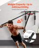 Multifunctional Pull Up Bar, Wall Mounted Chin Up Bar Dip Station for Home Gym, Heavy Duty Steel Upper Body Workout Pull Ups