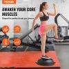 Half Exercise Ball Trainer, 26 inch Balance Ball Trainer, 1500lbs Capacity Stability Ball, Yoga Ball with Resistance Bands & Foot Pump