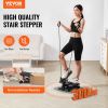 Stair Stepper, Mini Stepper for Exercise at Home, Hydraulic Fitness Stepper with Resistance Bands, Full Body Workout Cardio Equipment